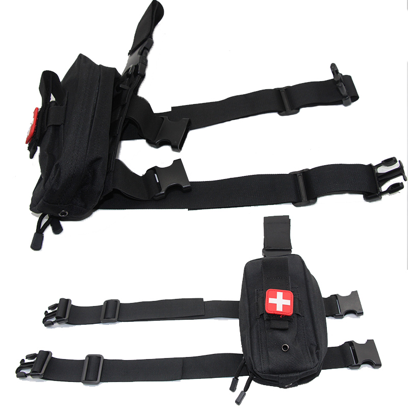 Tactical Thigh Moll Rig EDC Po - First Aid Bag Kit ulasan dan harga