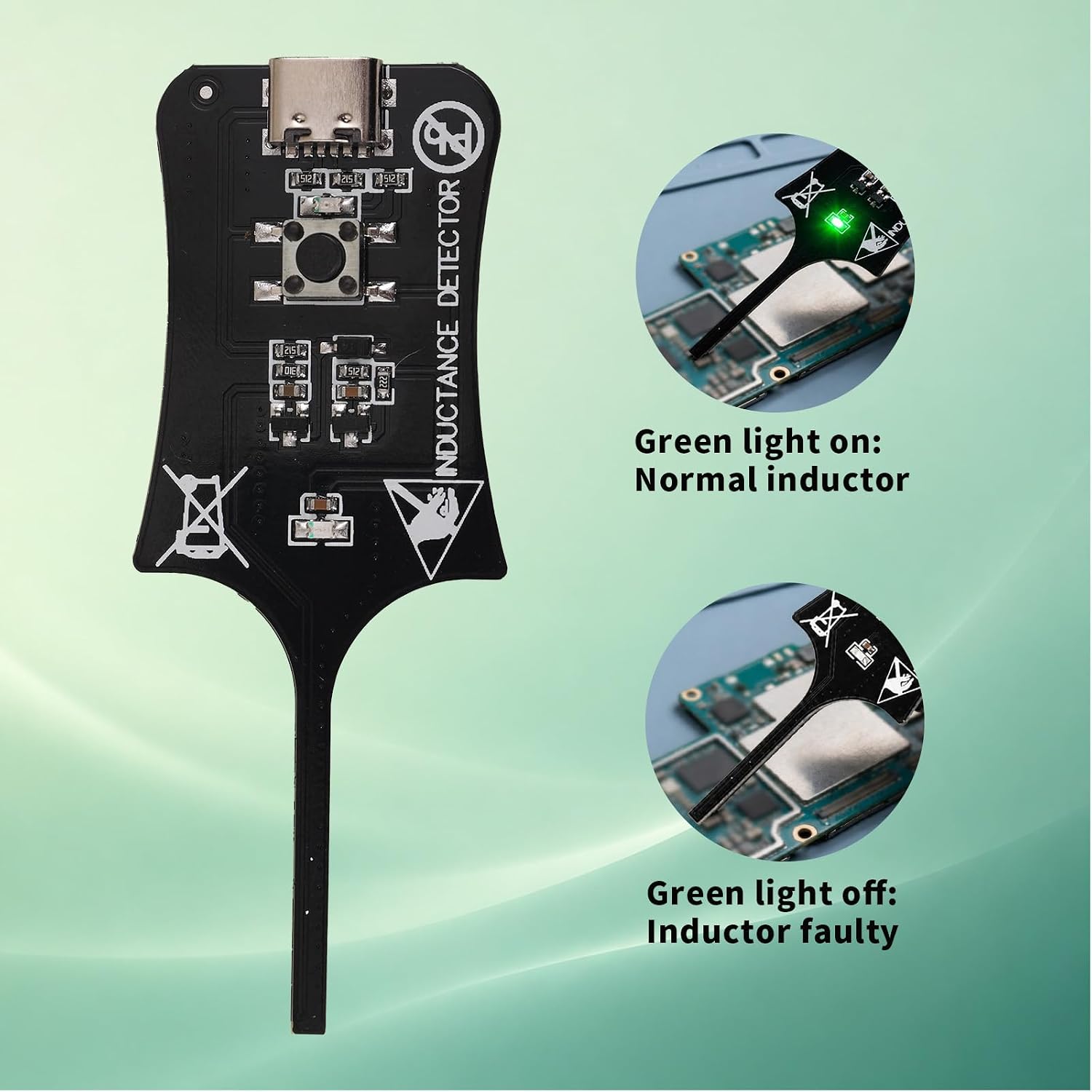 DC 5V Inductance Tester Mother - Co Detector Plug ulasan dan harga