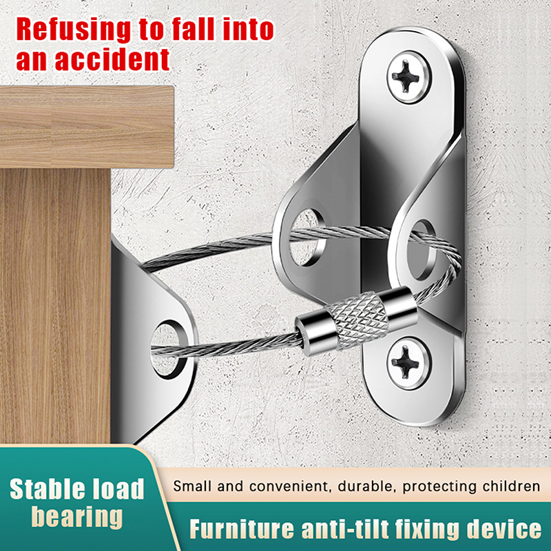 1Set Earthquake Proof Furnitur - Earthquake Anchor Strap ulasan dan harga