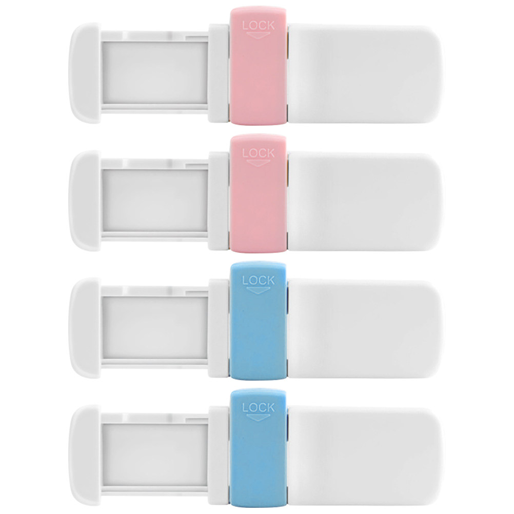 4Pcs Multifunctional Cabinet L - Medicine Cabinet Lock ulasan dan harga