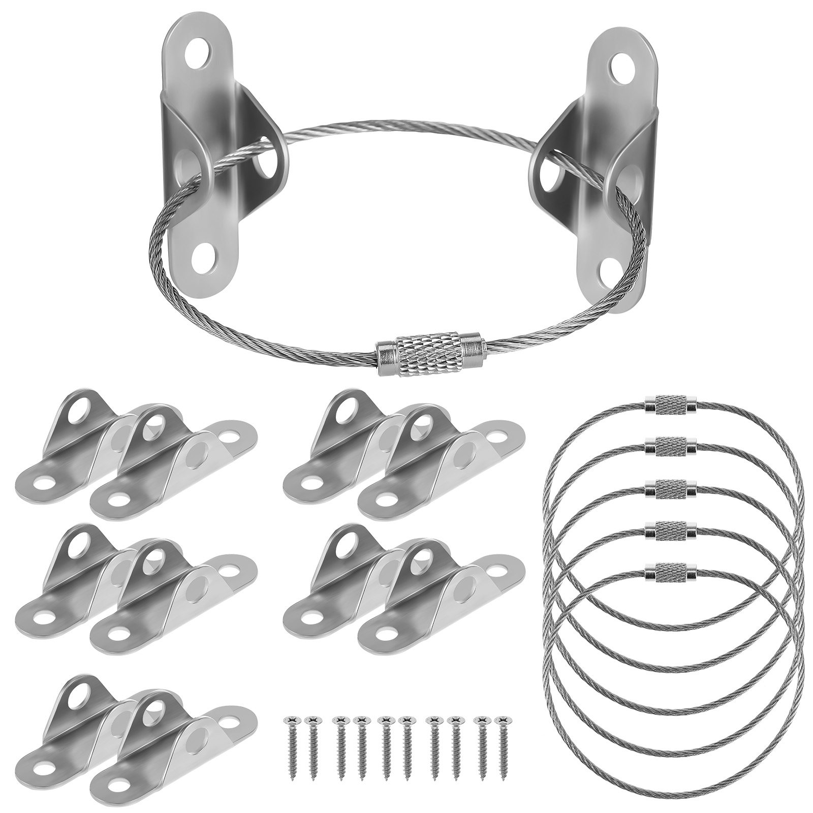 6Sets Resistant Anti Tip Furni - Earthquake Anchor Strap ulasan dan harga