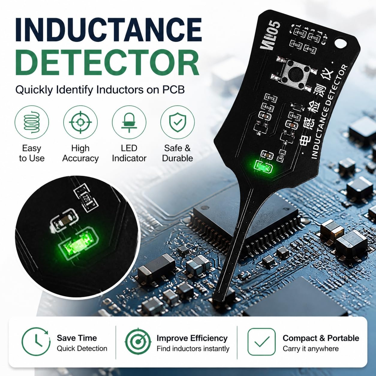 W01 Type C Inductance Tester M - Co Detector Plug ulasan dan harga