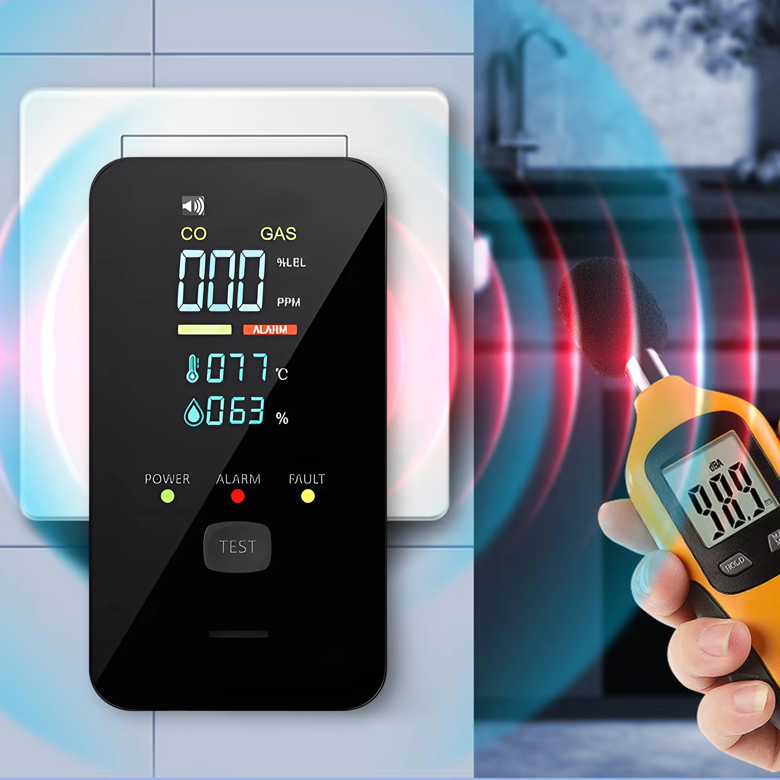 Natural Gas & Carbonn Monoxide - Co Detector Plug ulasan dan harga