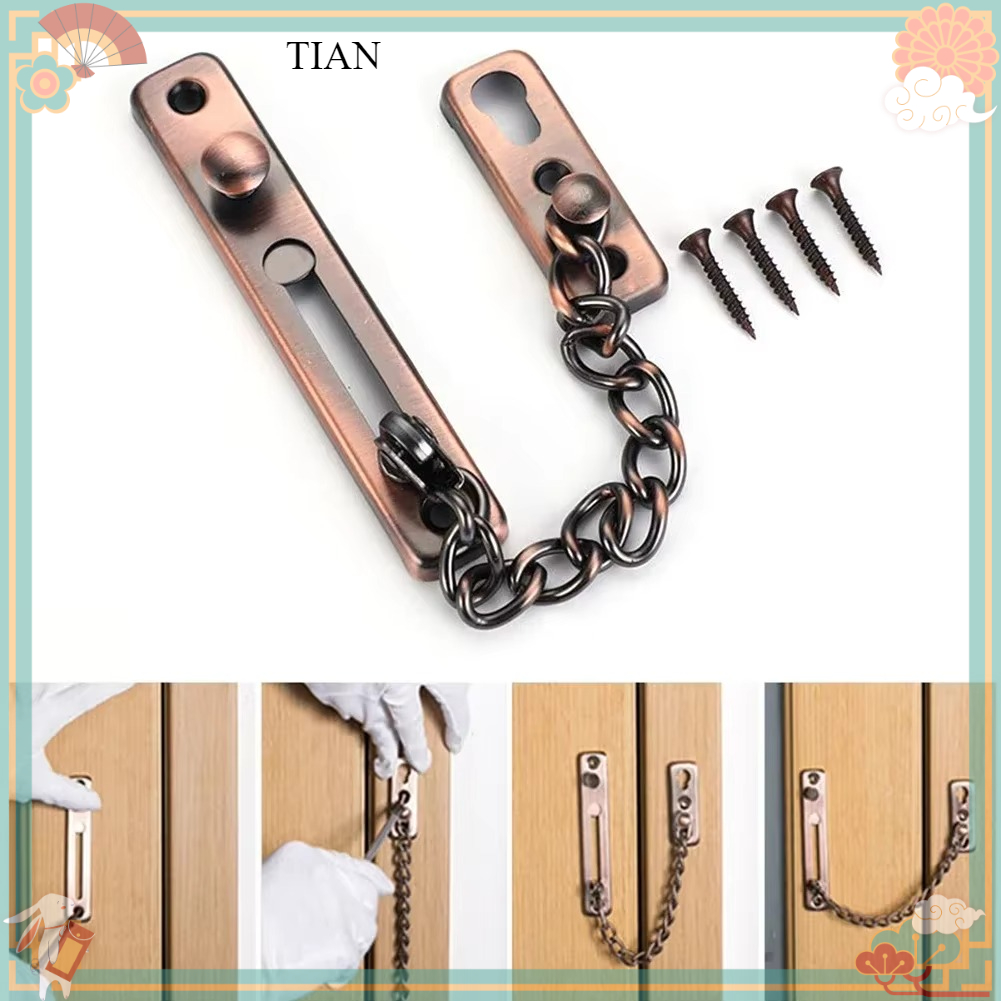 Door Chain with Lock Door Lock - Security Chain Door ulasan dan harga