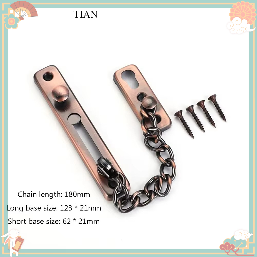 Door Chain with Lock Door Lock - Security Chain Door ulasan dan harga