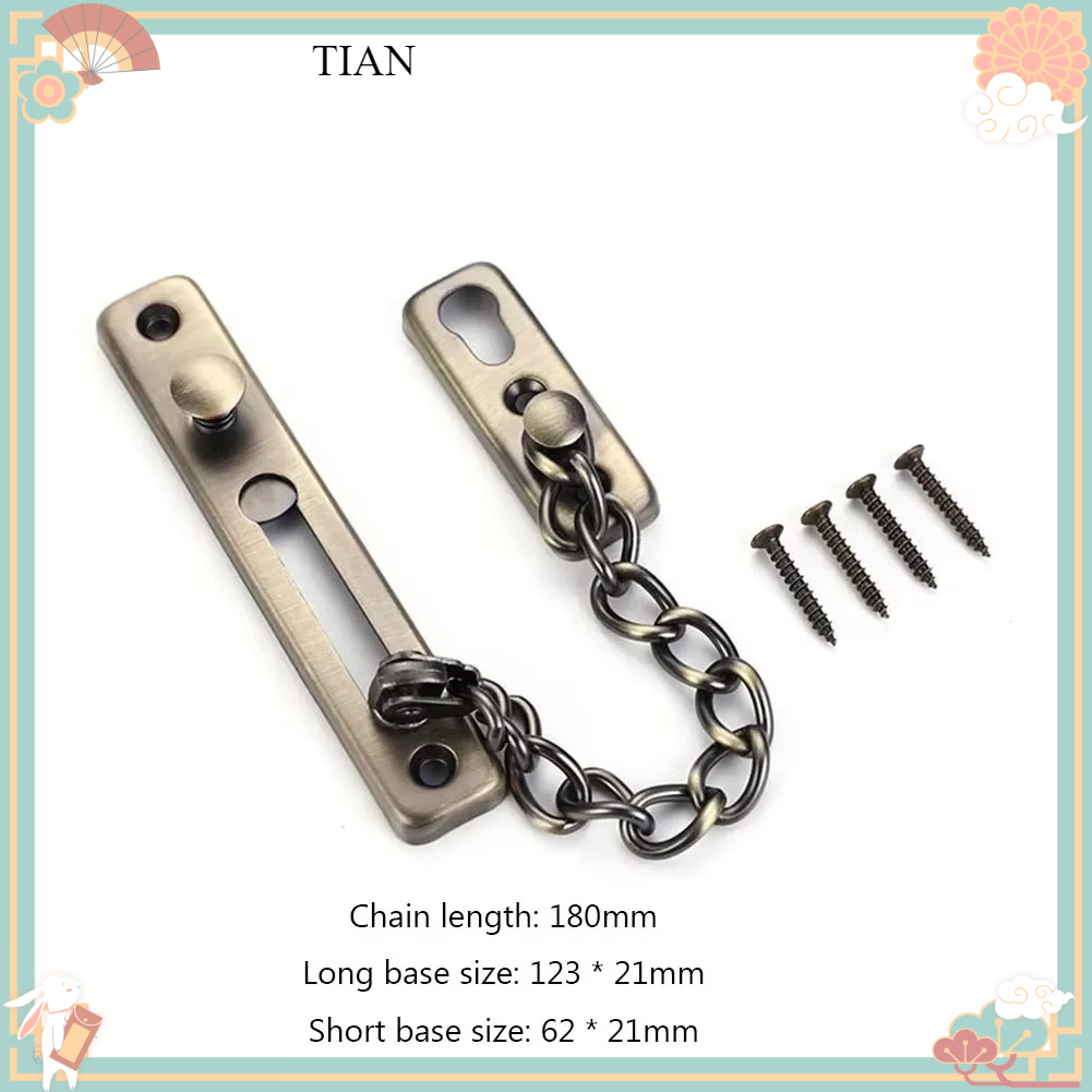 Door Chain with Lock Door Lock - Security Chain Door ulasan dan harga