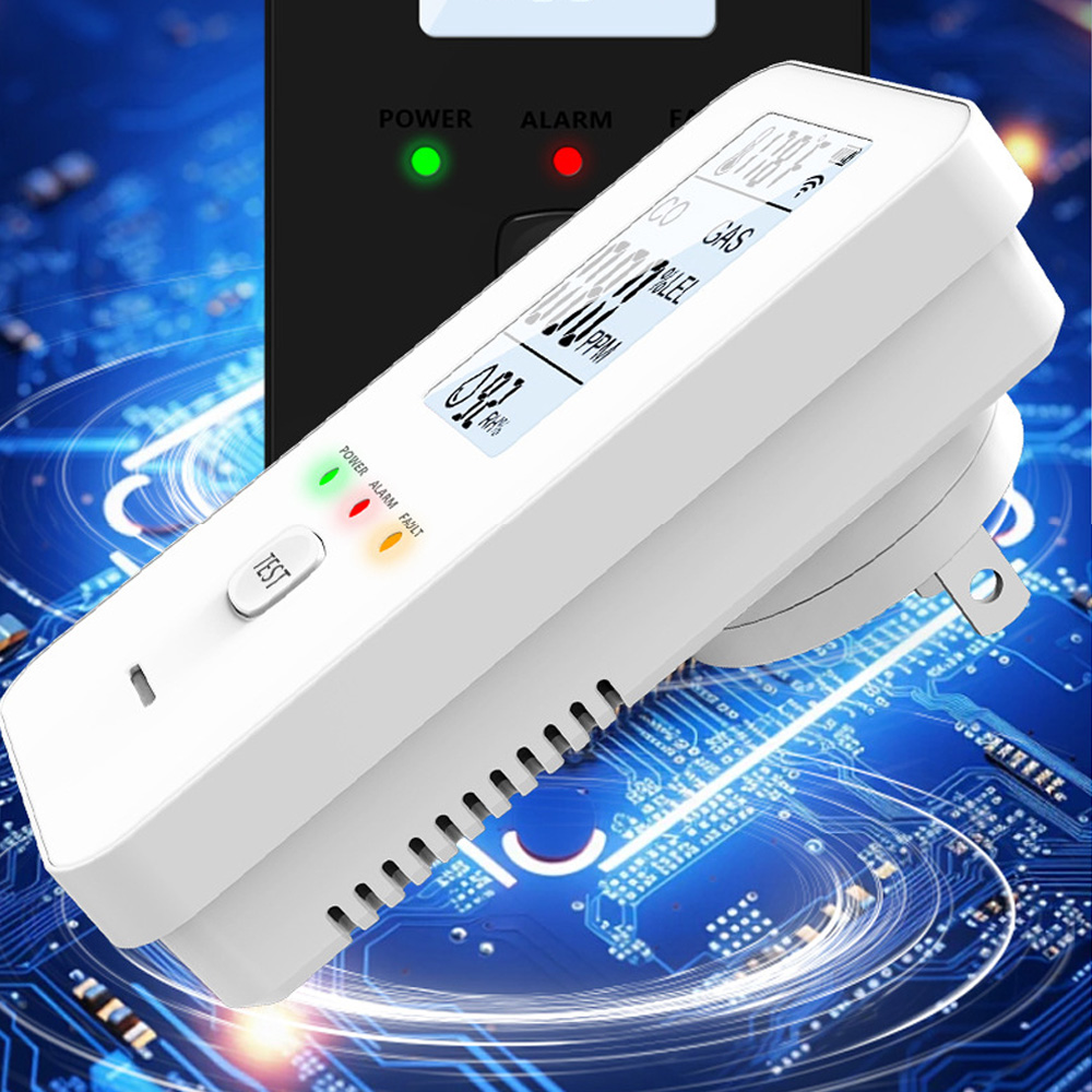 Natural Gas & Carbon Monoxide  - Co Detector Plug ulasan dan harga