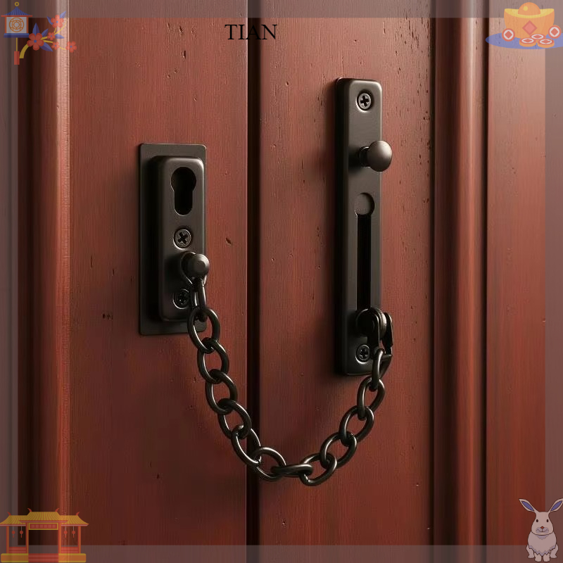 Door Chain with Lock Door Lock - Security Chain Door ulasan dan harga
