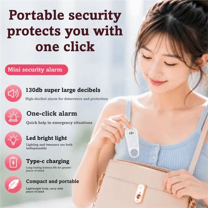Emergency Alert Keychain Porta - Personal Alarm Keychain ulasan dan harga