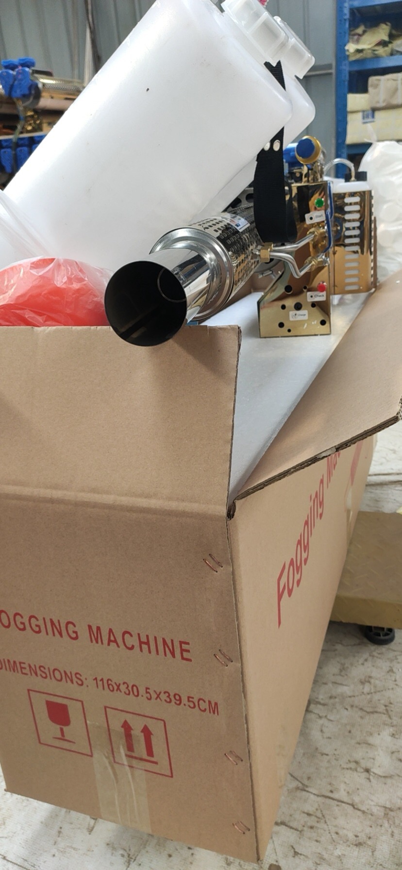 Fog Mist Machine for Disinfect - Flood Barrier Bag ulasan dan harga
